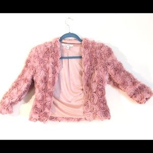 Beautiful Boston Proper Pink Rose Jacket
